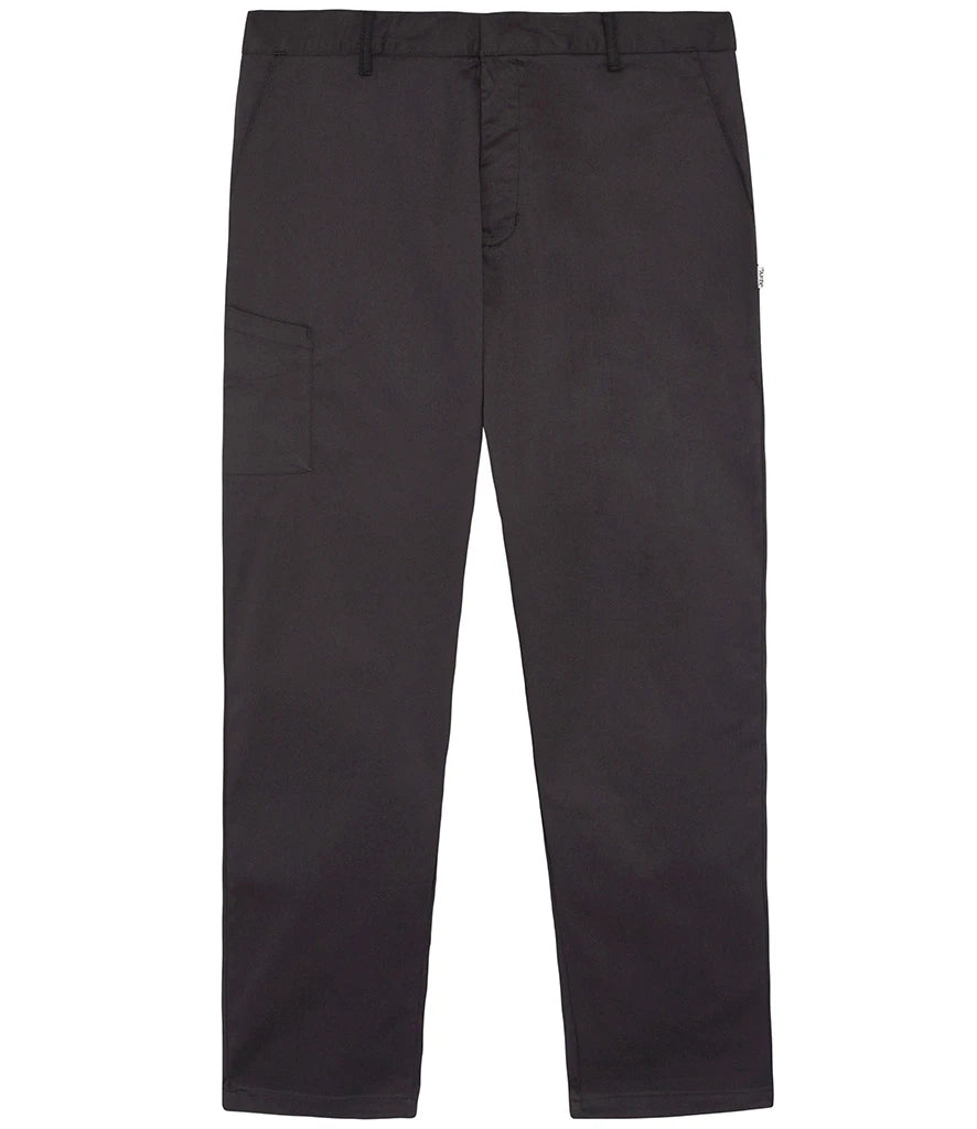 ADC Slim Fit Stretch Trousers — Black