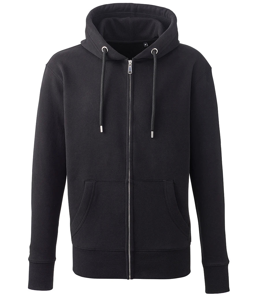 Anthem Organic Full Zip Hoodie — Black