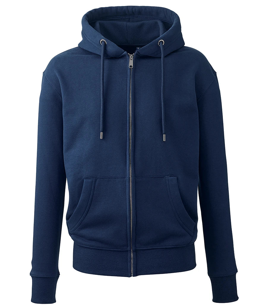 Anthem Organic Full Zip Hoodie — Navy
