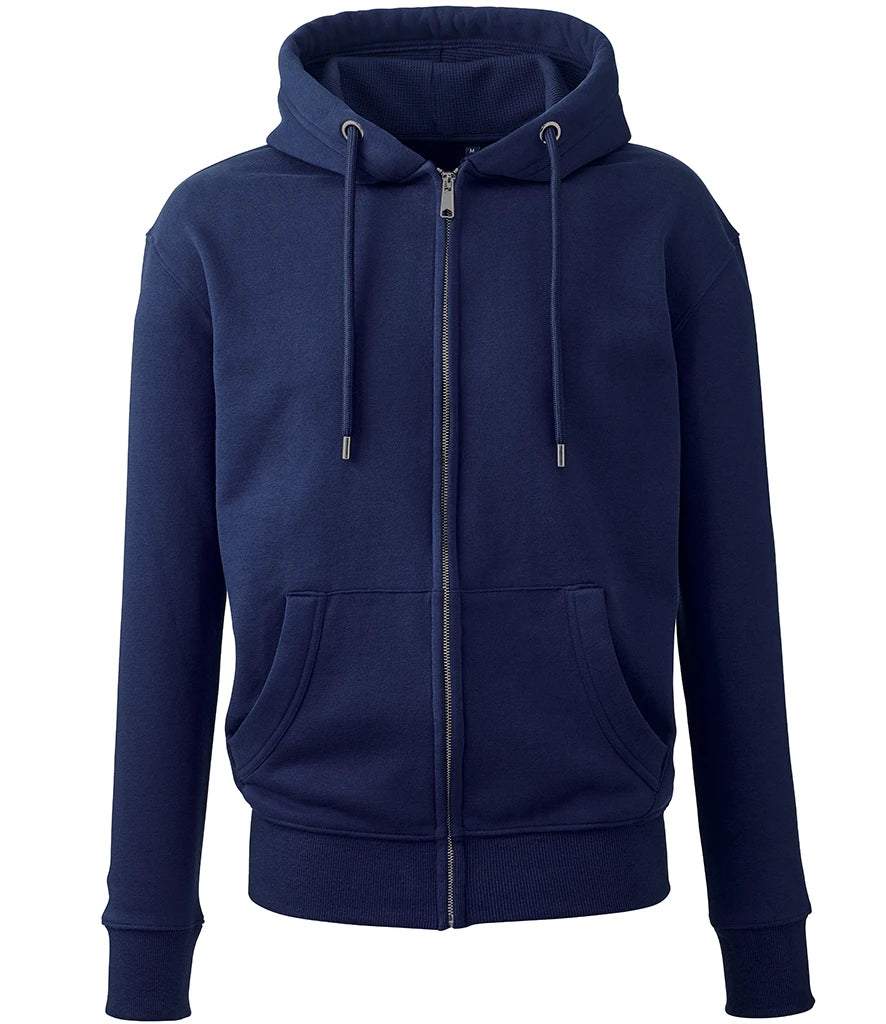 Anthem Organic Full Zip Hoodie — Oxford Navy