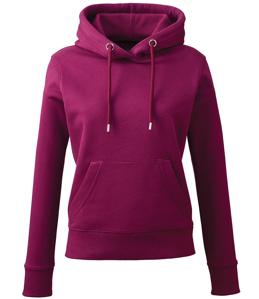 Anthem Ladies Organic Hoodie — Burgundy