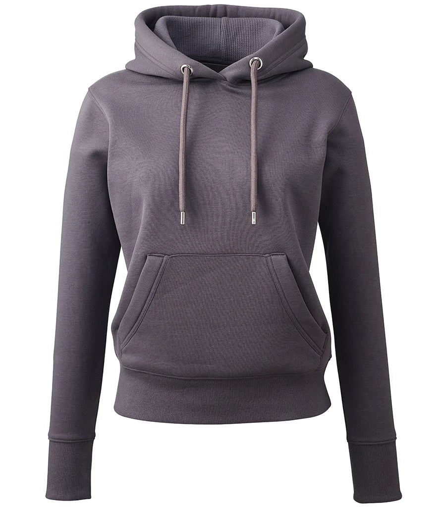 Anthem Ladies Organic Hoodie — Charcoal