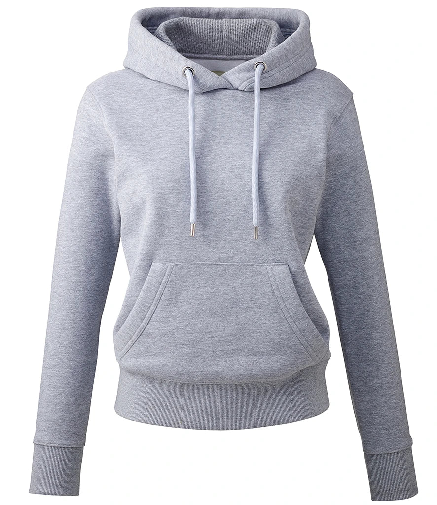 Anthem Ladies Organic Hoodie — Grey Marl