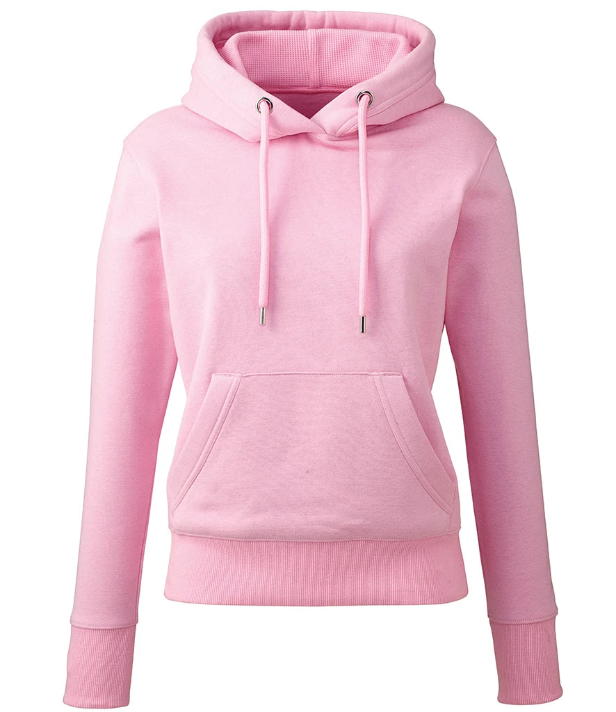 Anthem Ladies Organic Hoodie — Pink