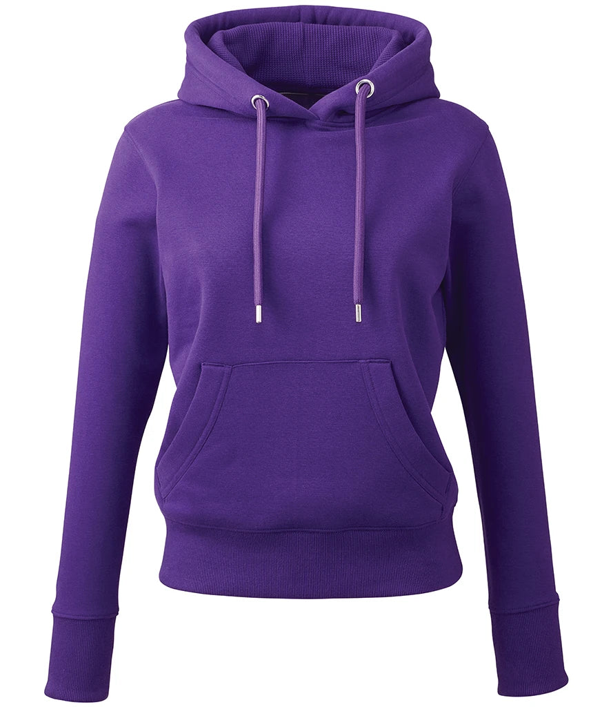Anthem Ladies Organic Hoodie — Purple