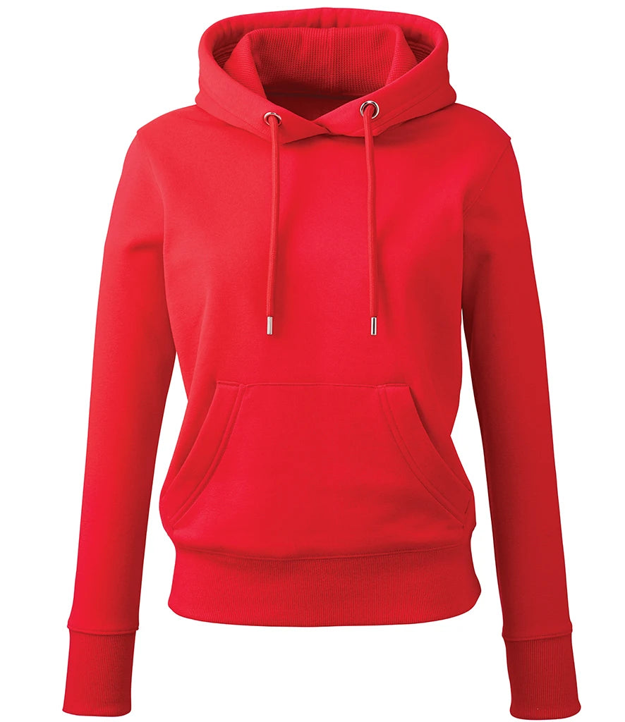 Anthem Ladies Organic Hoodie — Red