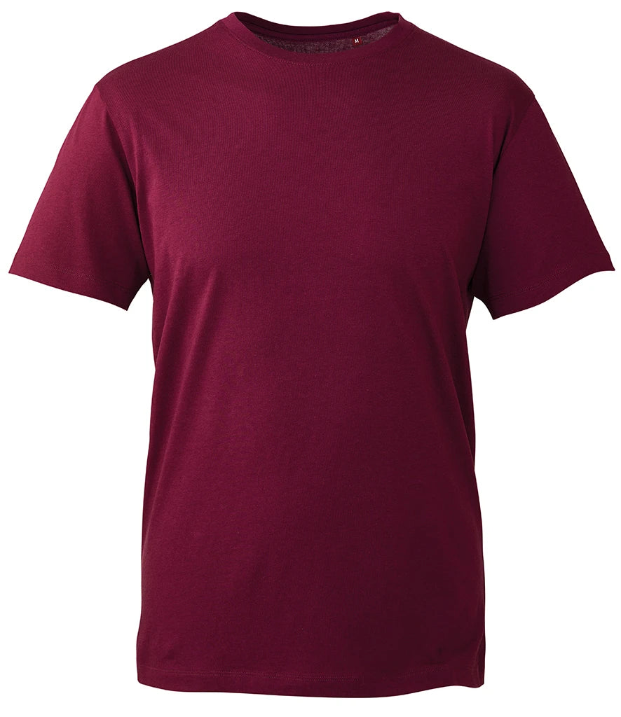 Anthem Organic T-Shirt — Burgundy