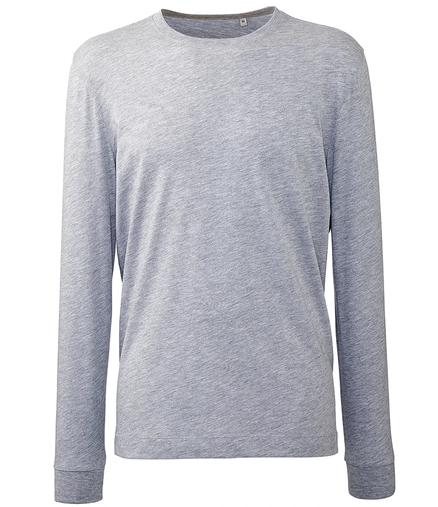 Anthem Organic Long Sleeve T-Shirt — Grey Marl