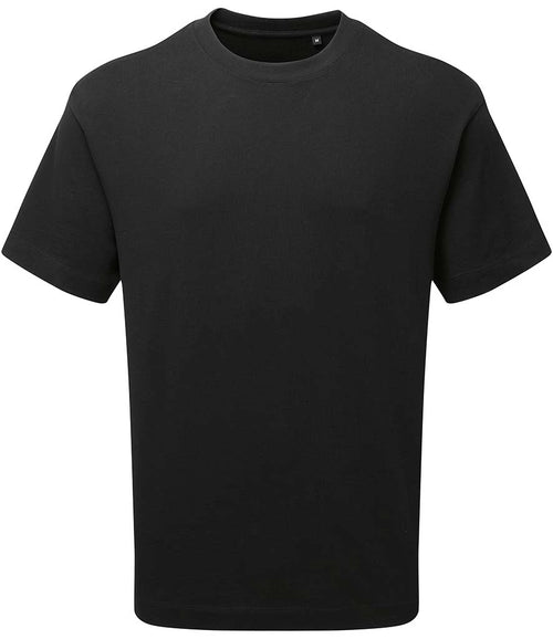 Anthem Organic Heavyweight T-Shirt in Black, front view