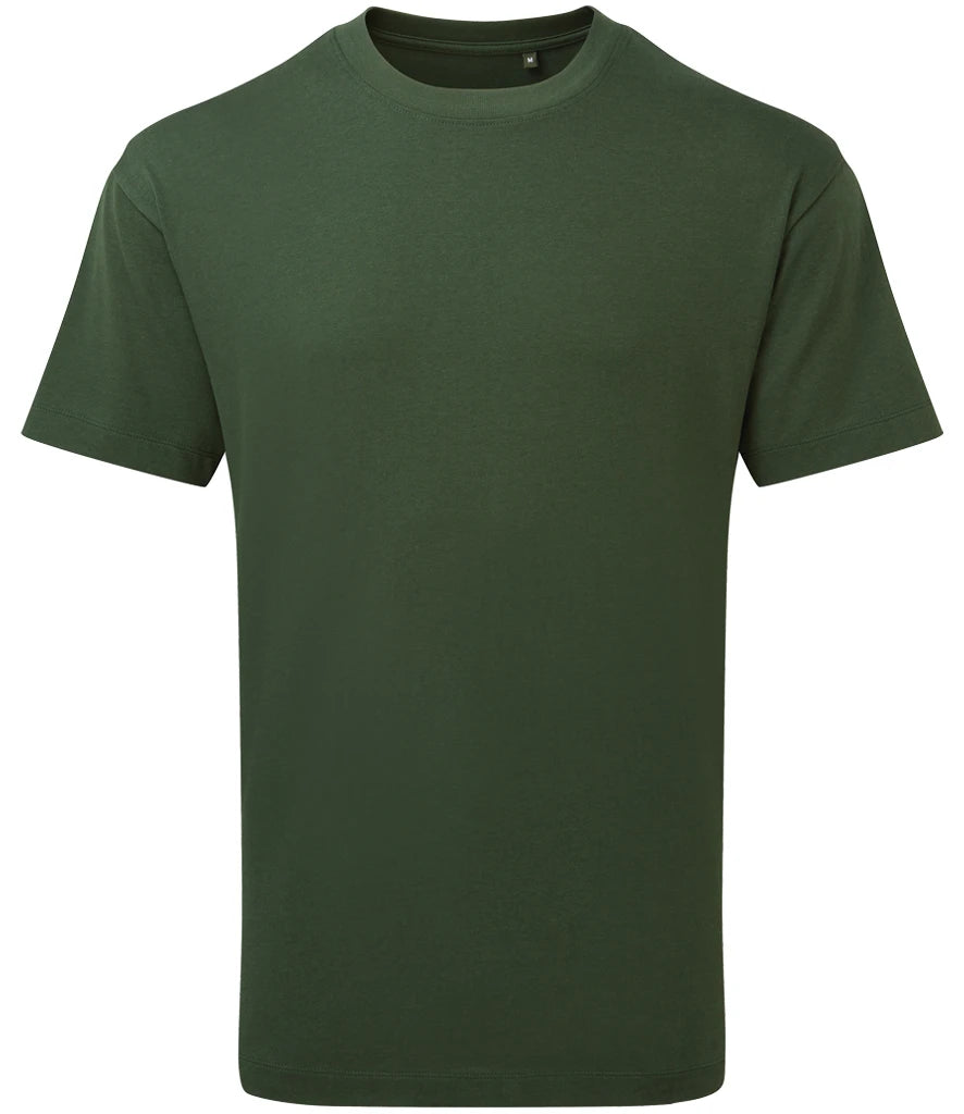 Anthem Organic Heavyweight T-Shirt in Forest Green, front view