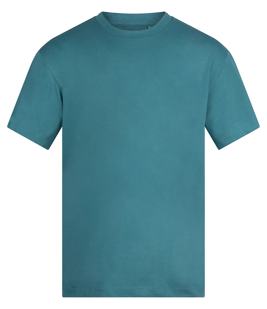 Anthem Organic Heavyweight T-Shirt in Teal, front view