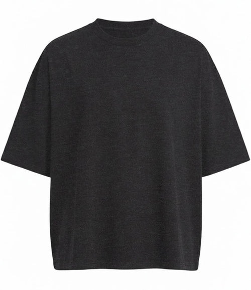 AWDis Heavyweight Boxy Cropped 240 T-Shirt — Washed Black