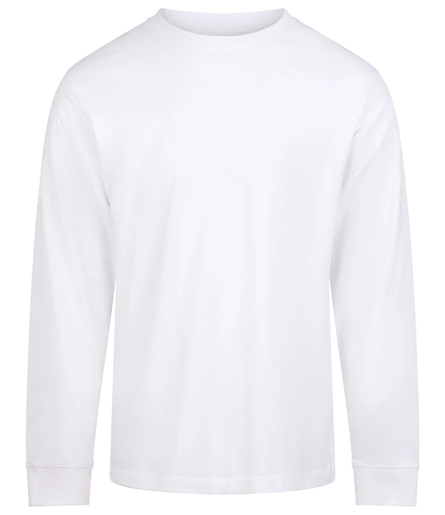 AWDis Heavyweight T-Shirt in Arctic White, front view