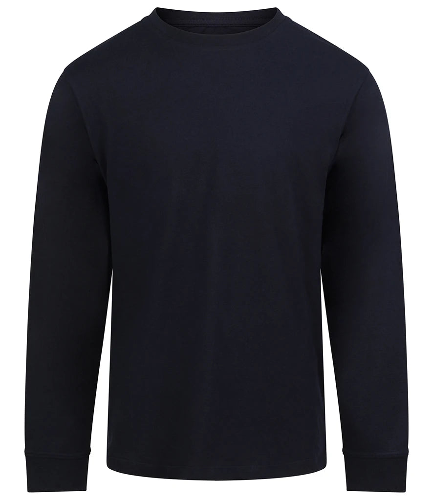 AWDis Heavyweight T-Shirt in Deep Black, front view