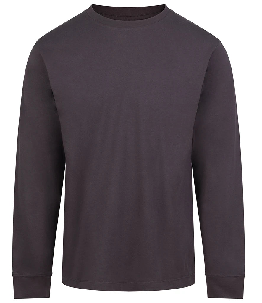 AWDis Heavyweight T-Shirt in Solid Charcoal, front view