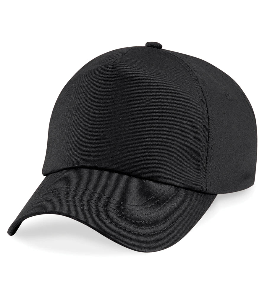 Beechfield Kids Original 5 Panel Cap — Black