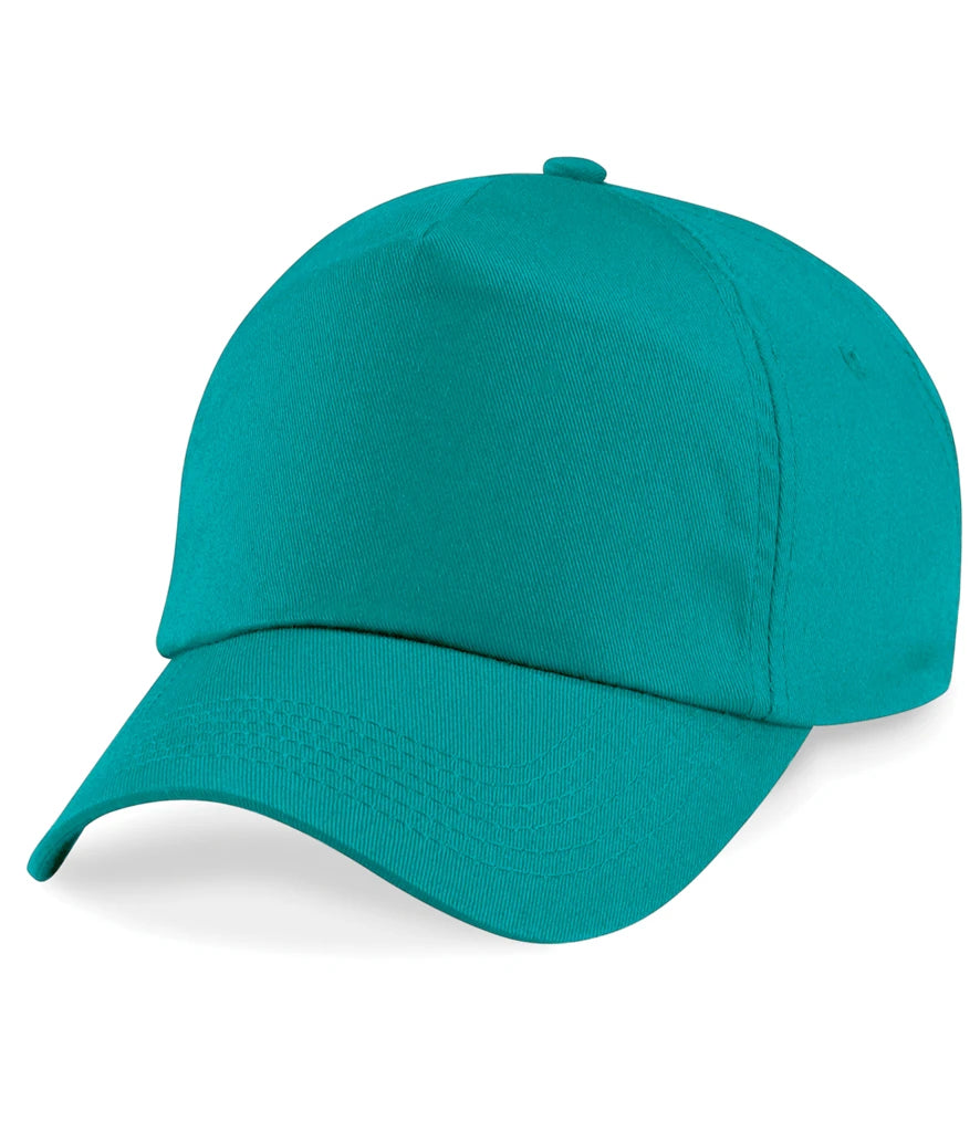 Beechfield Kids Original 5 Panel Cap — Emerald