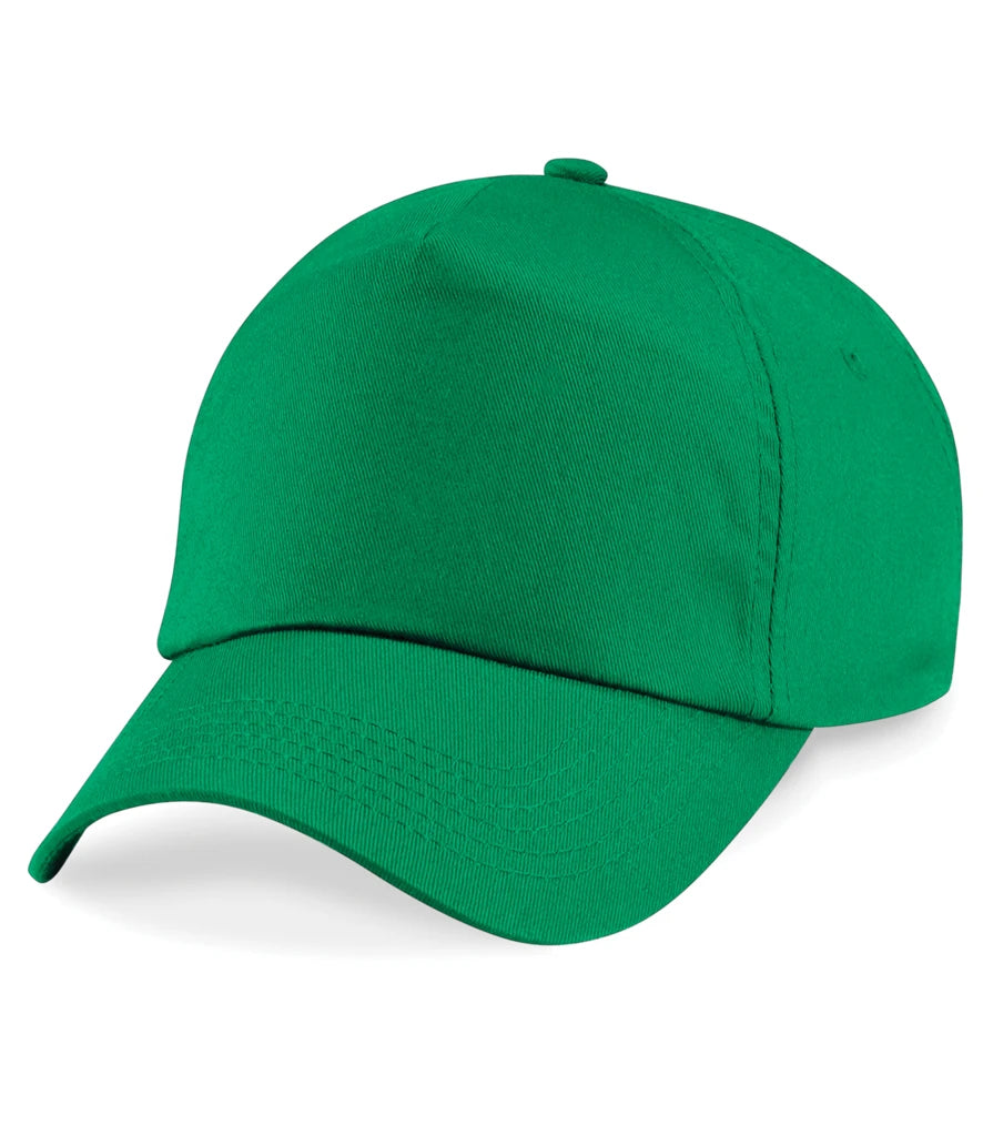 Beechfield Kids Original 5 Panel Cap — Kelly Green