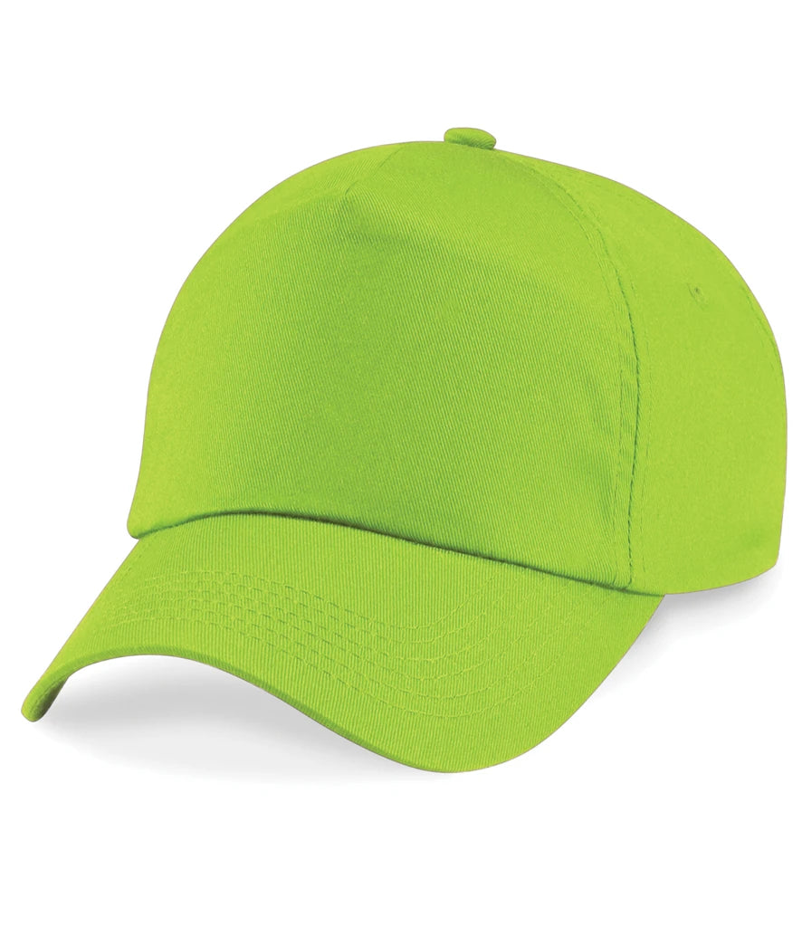Beechfield Kids Original 5 Panel Cap — Lime Green