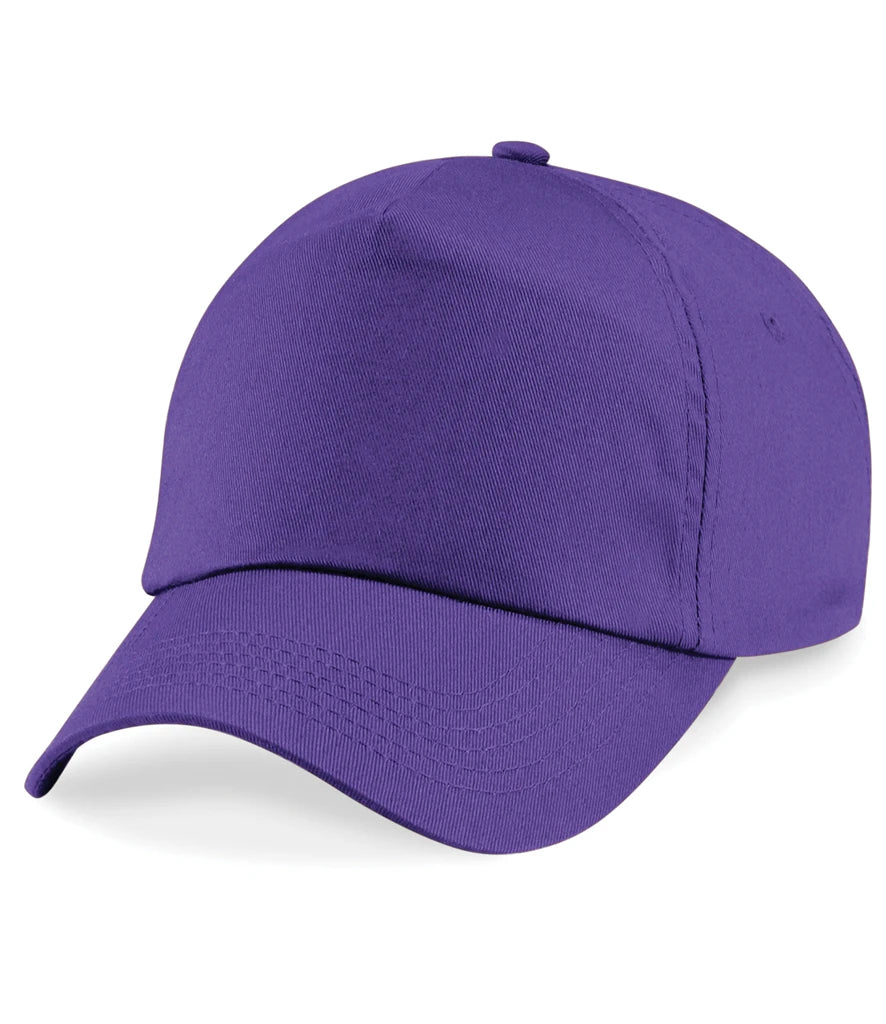 Beechfield Kids Original 5 Panel Cap — Purple