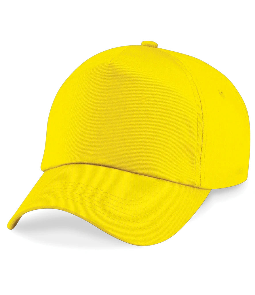 Beechfield Kids Original 5 Panel Cap — Yellow