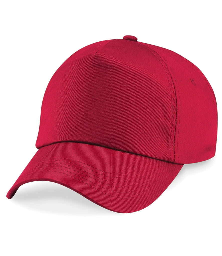 Beechfield Original 5 Panel Cap — Classic Red