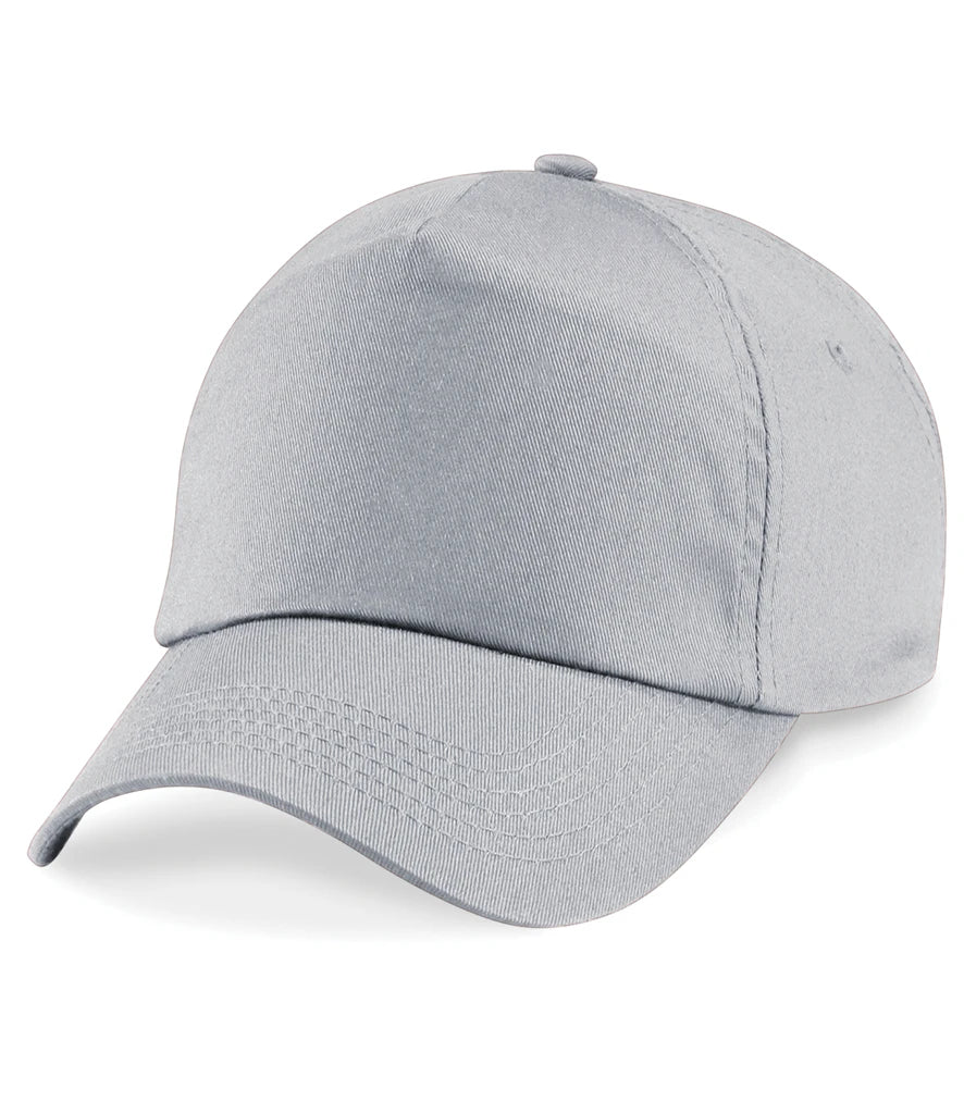 Beechfield Original 5 Panel Cap — Light Grey