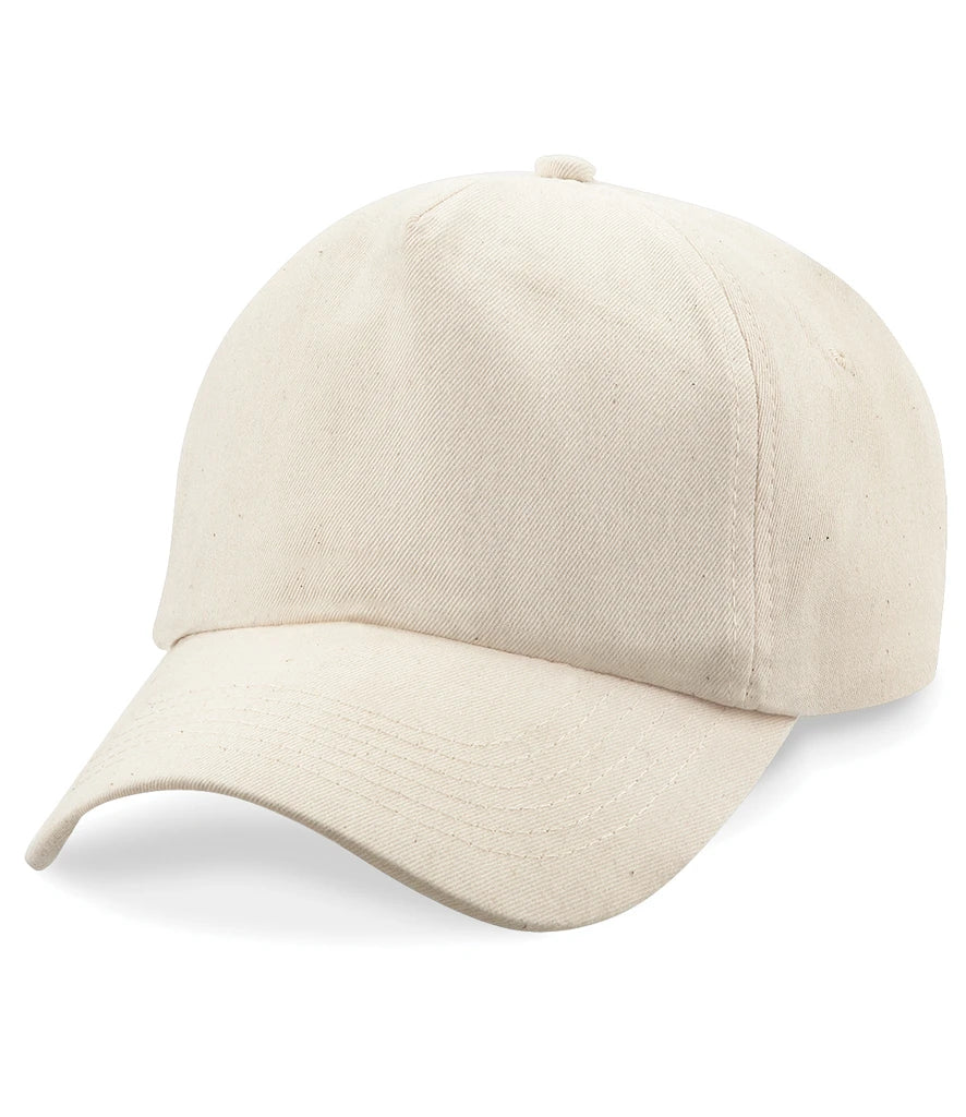 Beechfield Original 5 Panel Cap — Natural