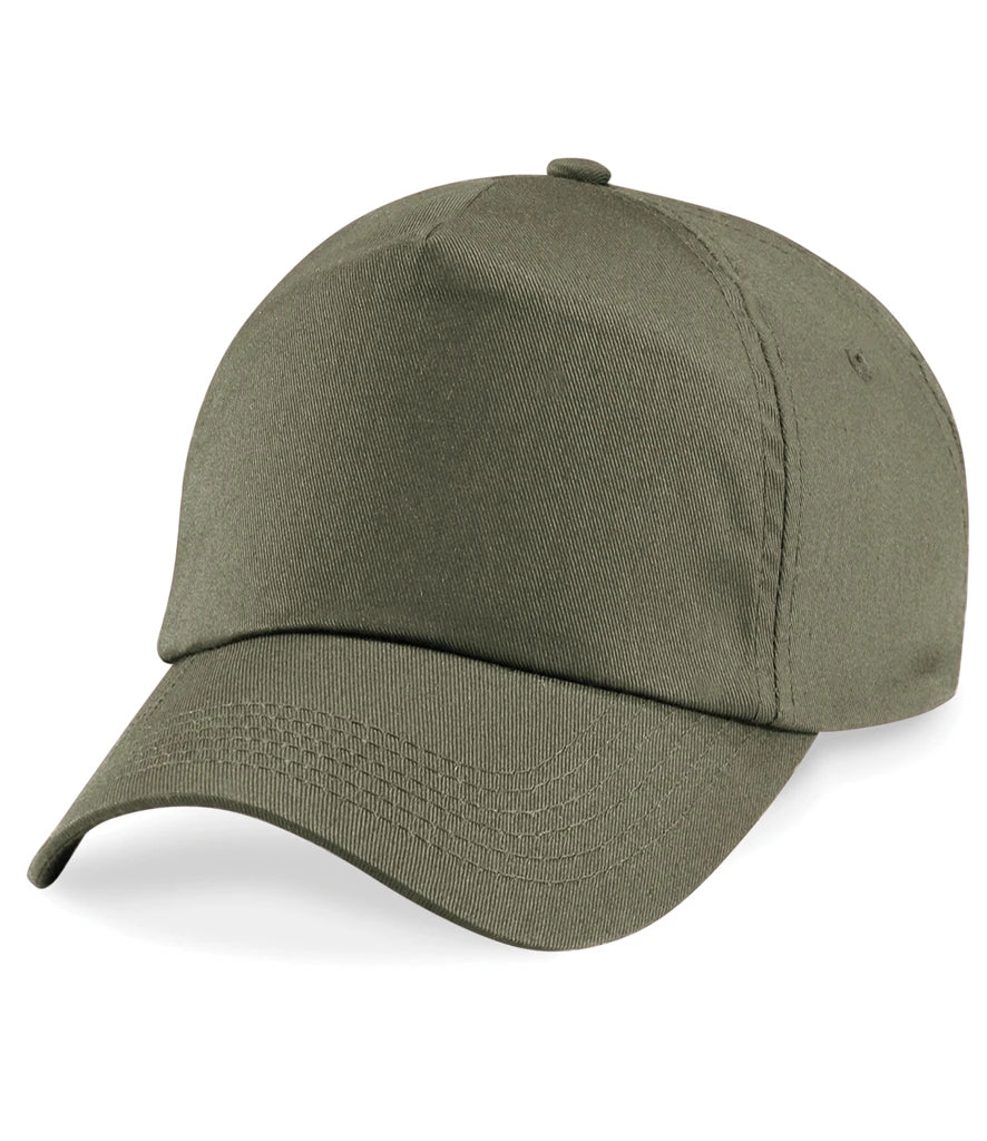 Beechfield Original 5 Panel Cap — Olive Green