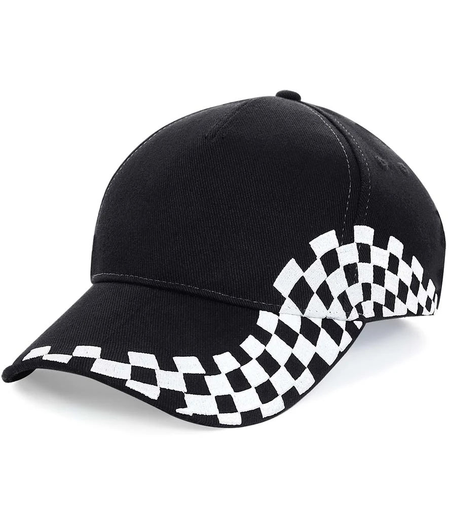 Beechfield Grand Prix Cap — Black