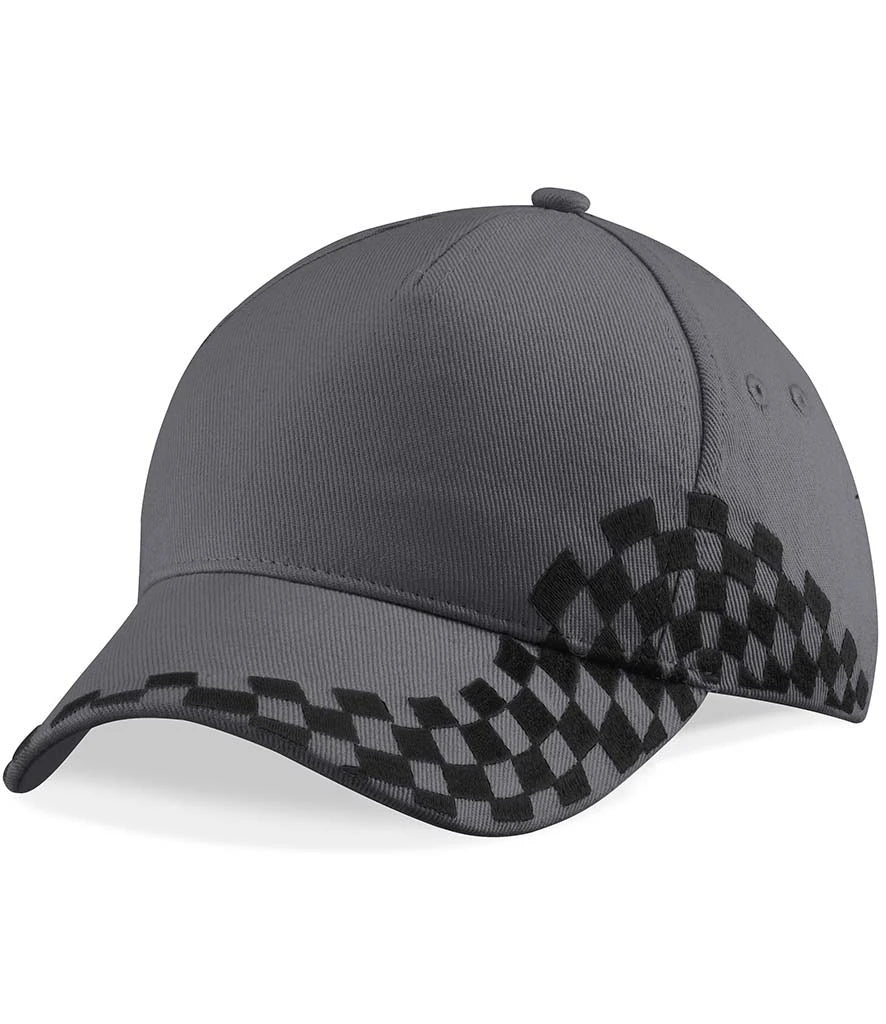 Beechfield Grand Prix Cap — Graphite Grey