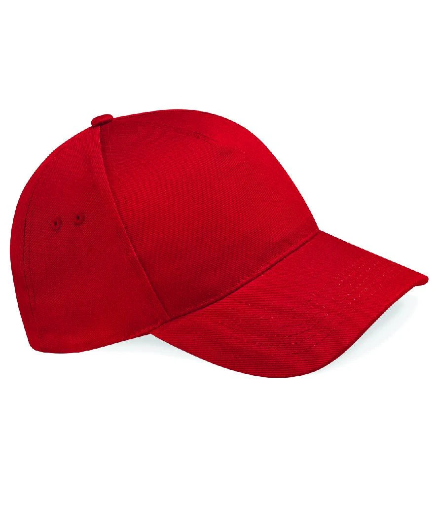 Beechfield Ultimate 5 Panel Cap — Classic Red