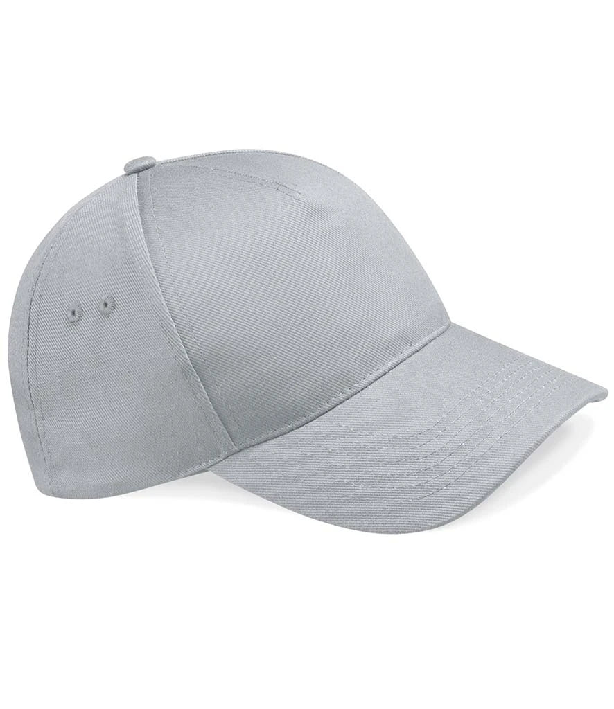 Beechfield Ultimate 5 Panel Cap — Light Grey