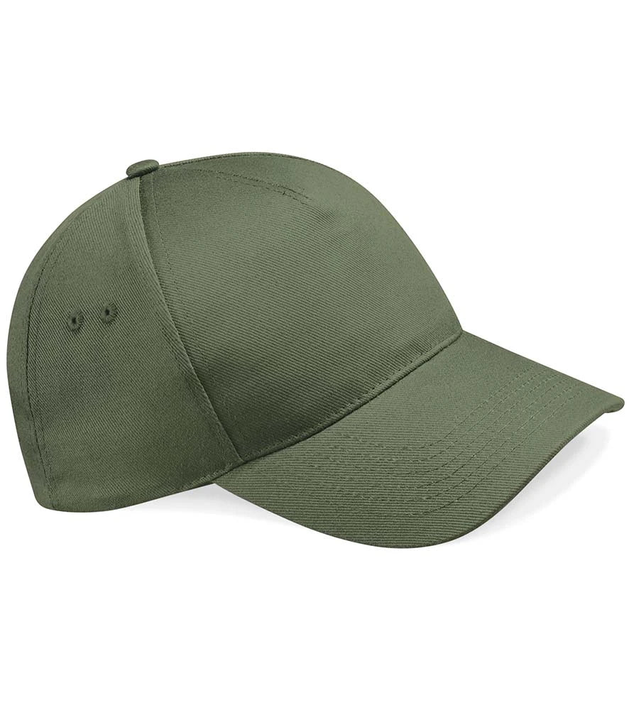 Beechfield Ultimate 5 Panel Cap — Olive Green