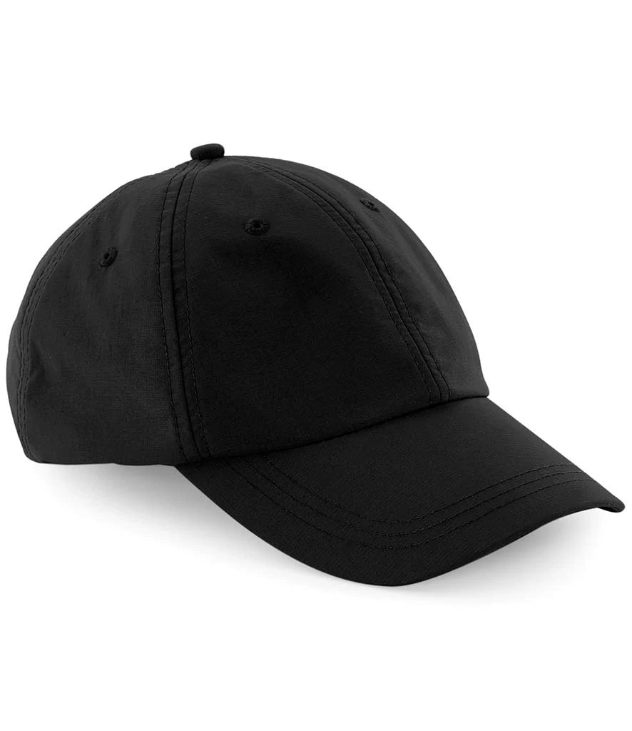 Beechfield Outdoor 6 Panel Cap — Black