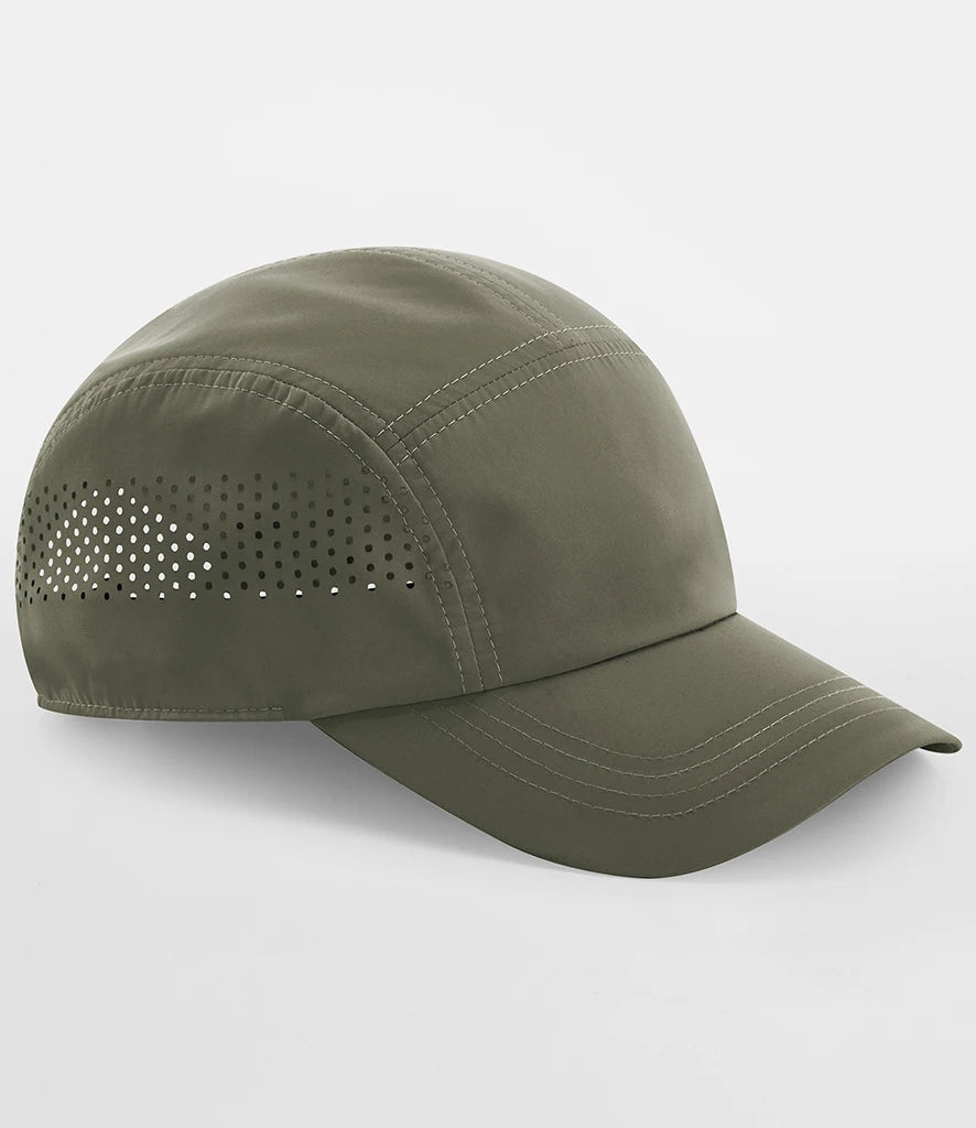 Beechfield Technical Running Cap — Olive Green