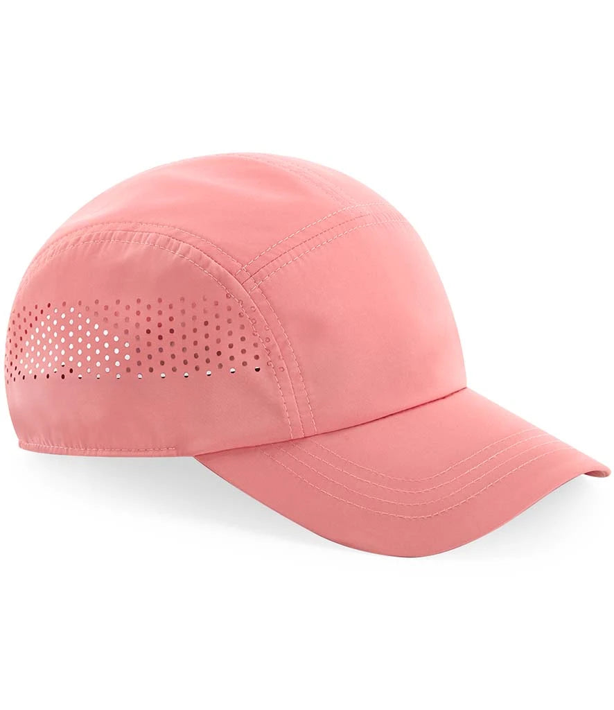 Beechfield Technical Running Cap — Salmon Pink