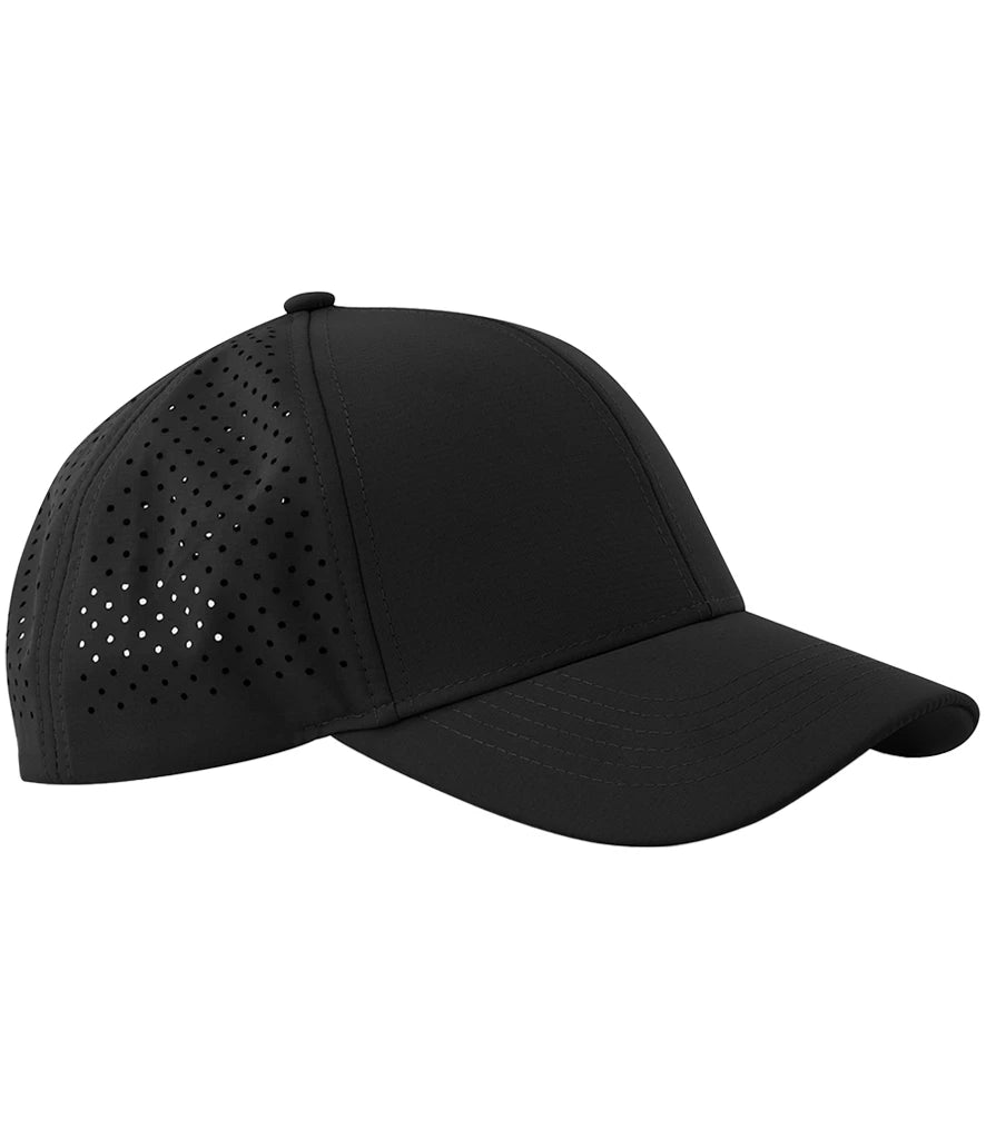 Beechfield Laser Performance Trucker Cap — Black
