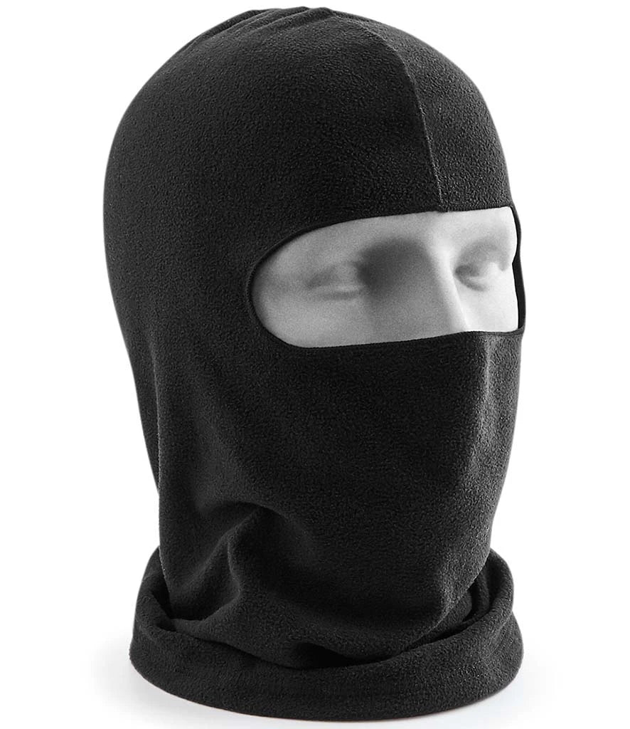 Beechfield Micro Fleece Balaclava — Black