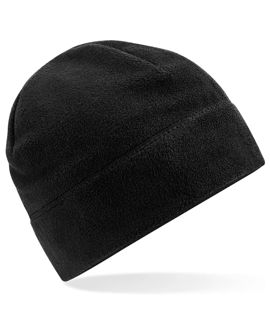 Beechfield Recycled Fleece Pull-On Beanie — Black