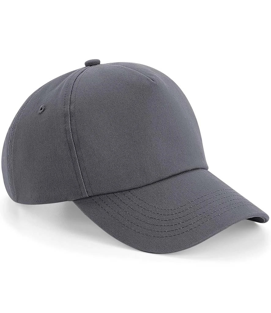 Beechfield Authentic 5 Panel Cap — Graphite Grey