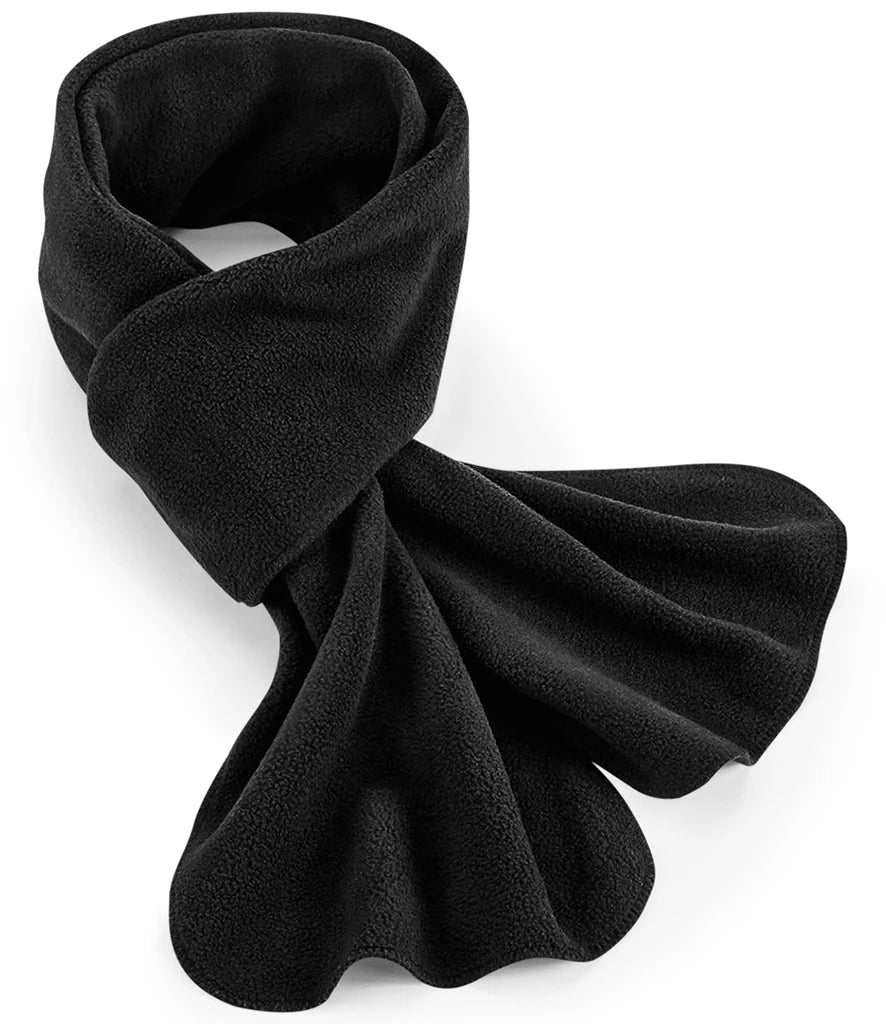 Beechfield Recycled Fleece Scarf — Black