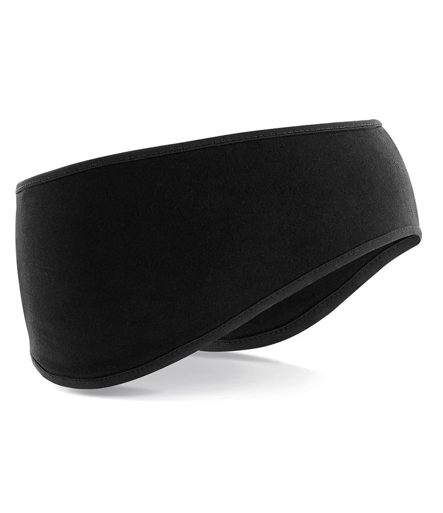 Beechfield Sports Tech Soft Shell Headband — Black