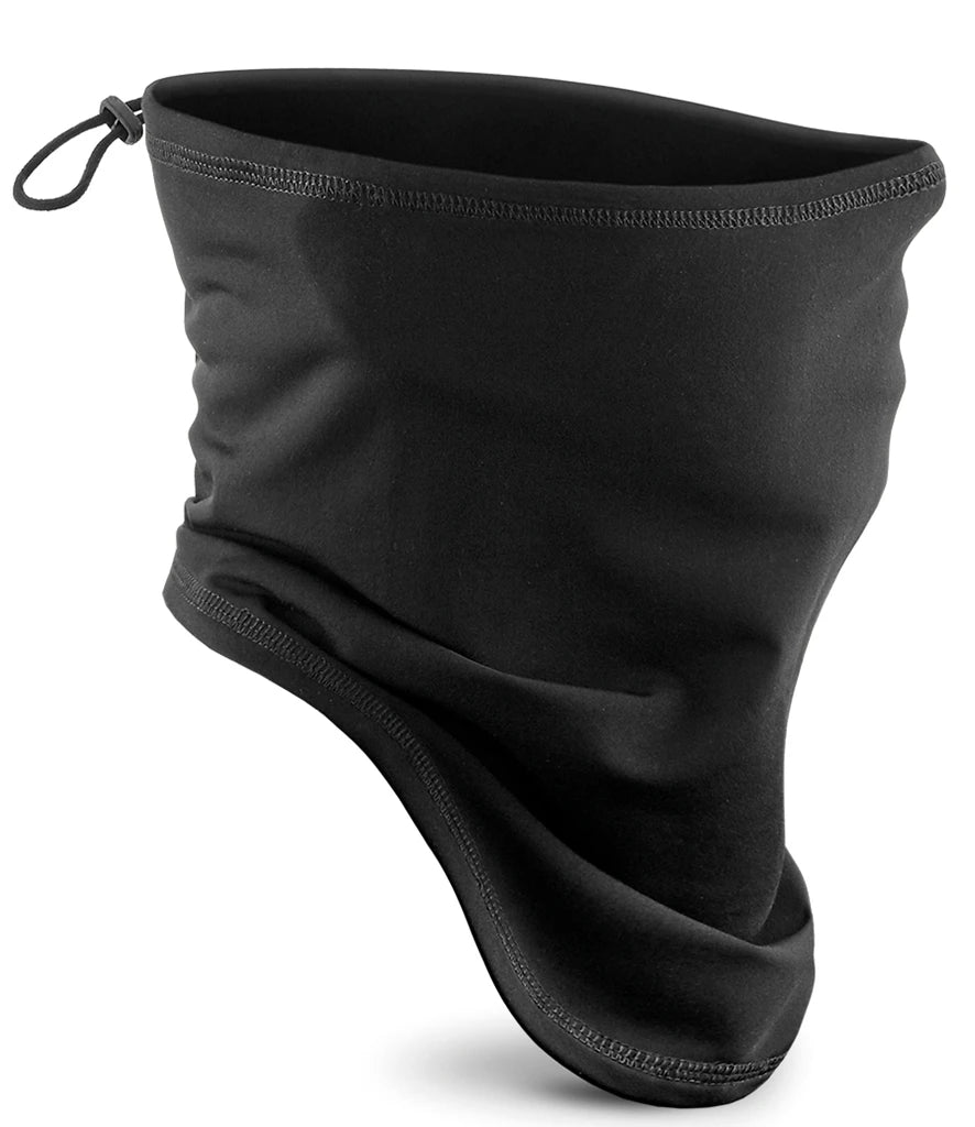 Beechfield Kids Sports Tech Soft Shell Neck Warmer — Black