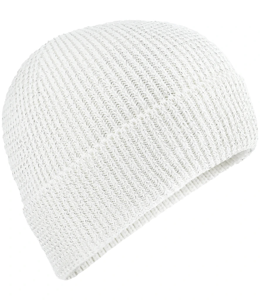 Beechfield Streetlite Reflective Beanie — White