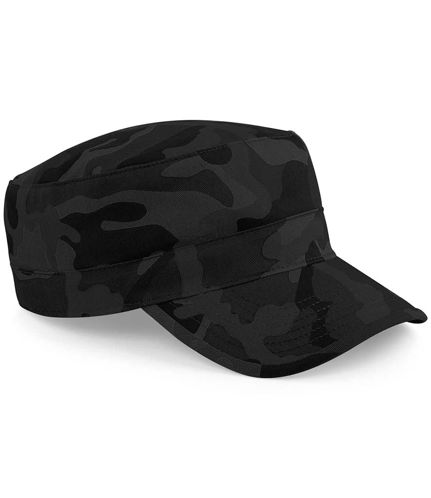 Beechfield Camo Army Cap — Midnight Camo