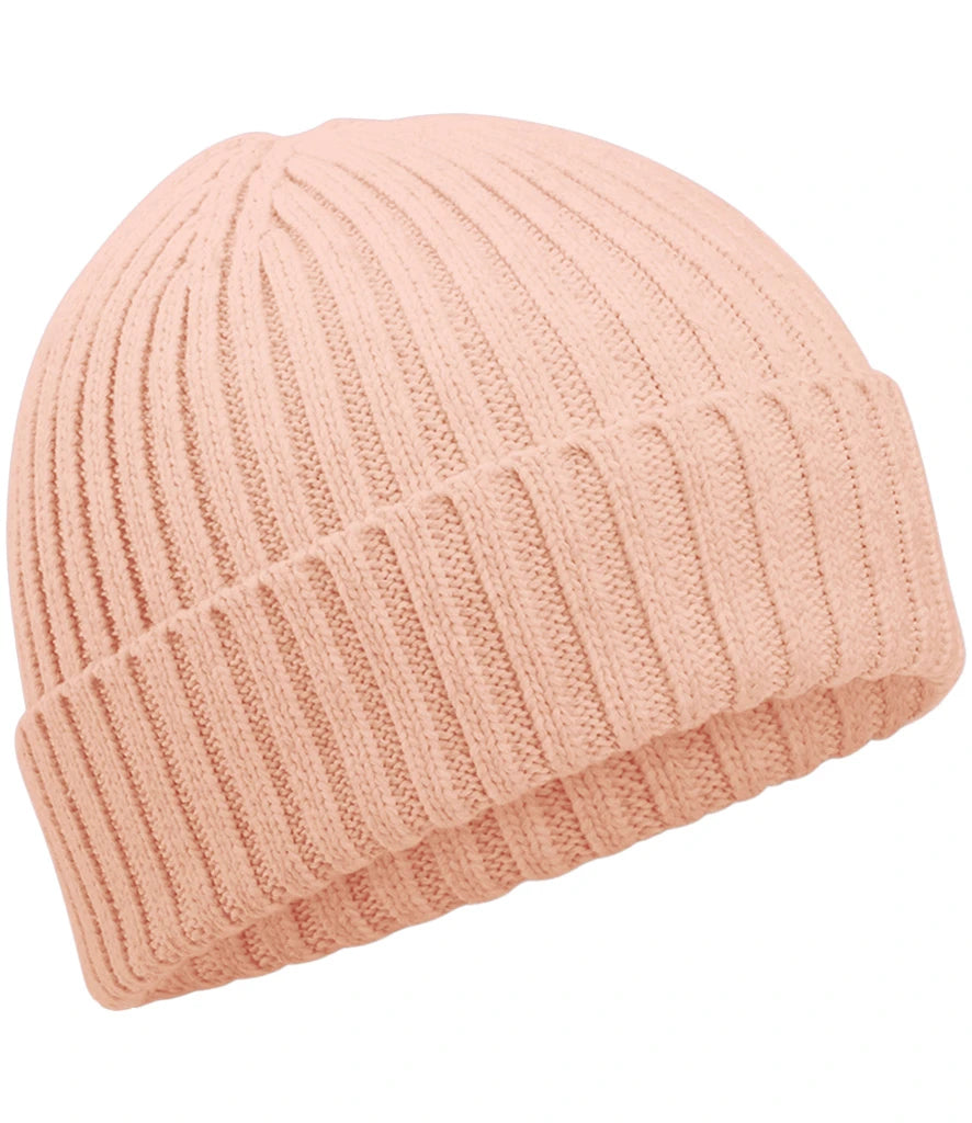 Beechfield Kids Organic Cotton Beanie — Peach