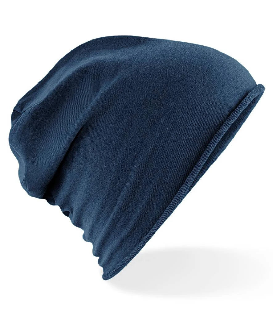 Beechfield Jersey Beanie — Navy