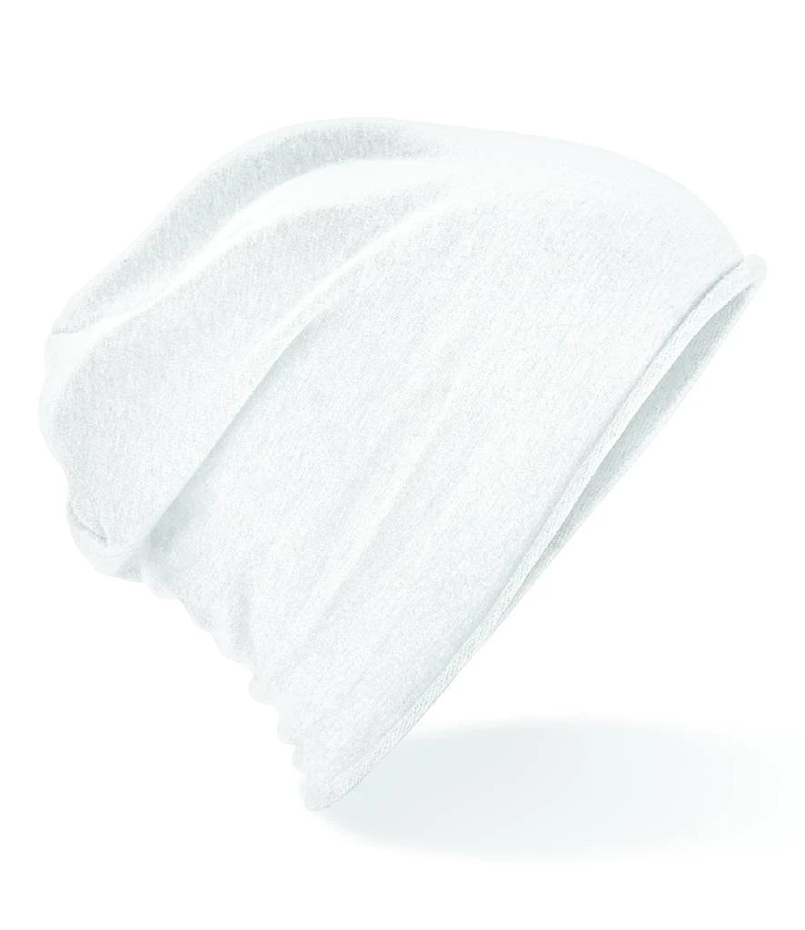 Beechfield Jersey Beanie — White