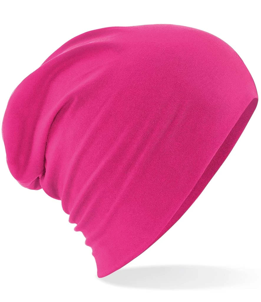 Beechfield Hemsedal Slouch Beanie — Fuchsia